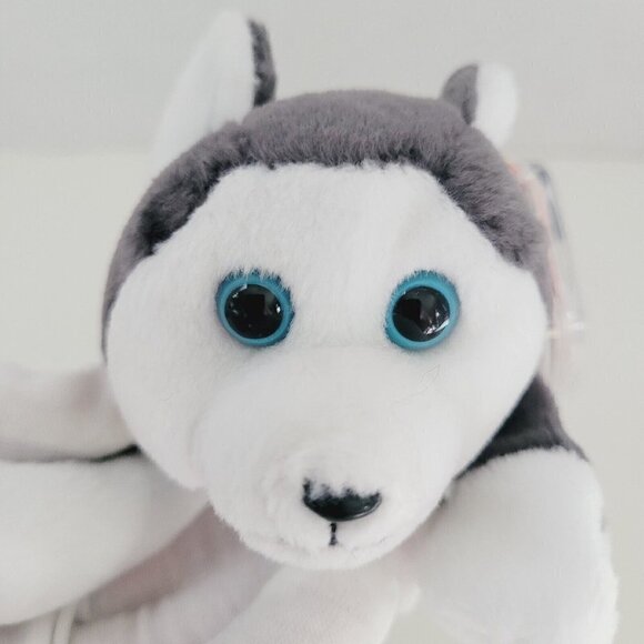 Ty Beanie Baby NANOOK The Husky Dog 4th Gen 1996 8" PRISTINE TRUSTED SELLER NWT - Picture 8 of 12